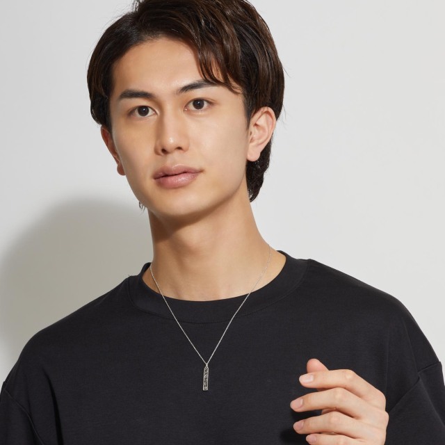 ネックレス メンズ シルバー925 セイントグラス BLACK Label