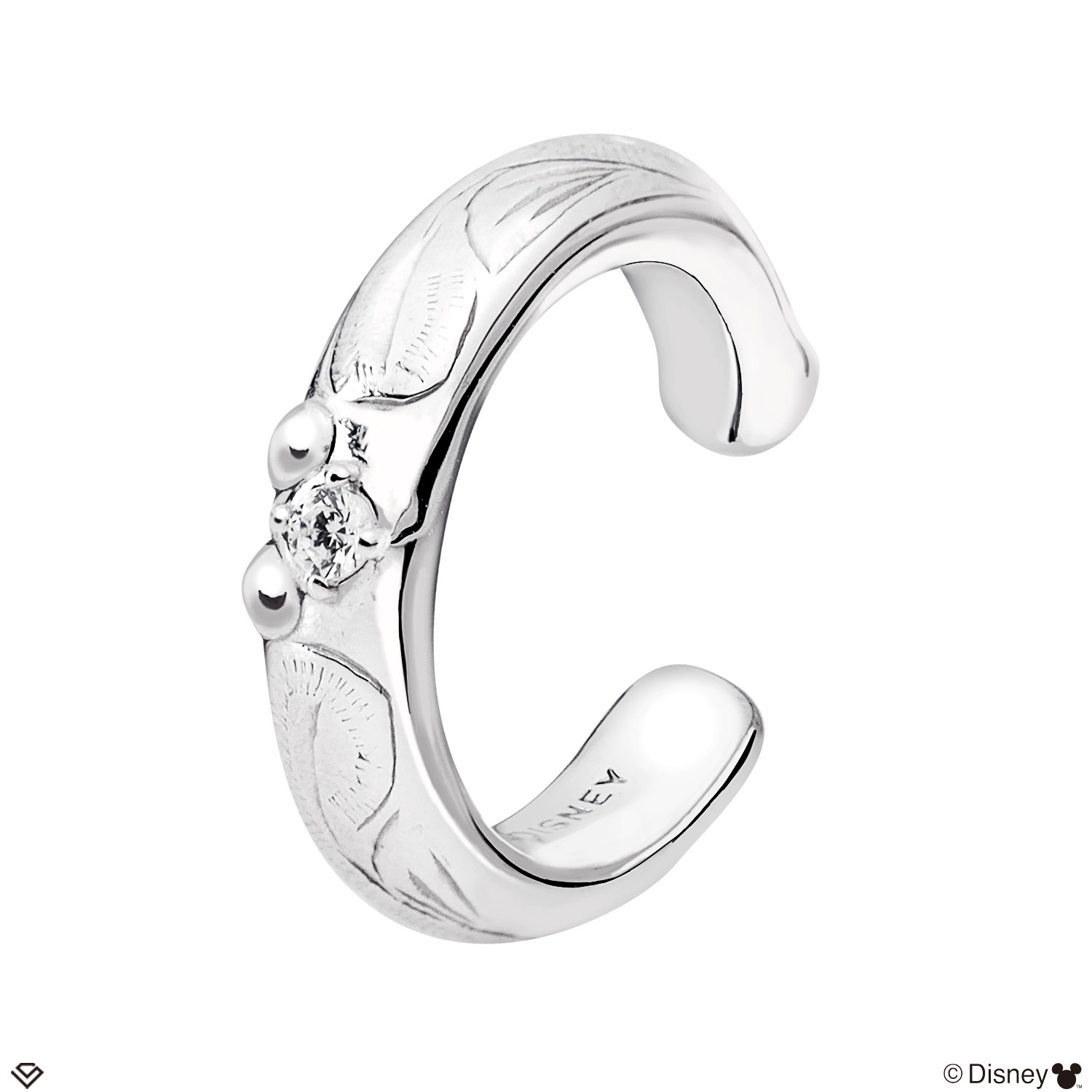 イヤーカフ ハワイアンジュエリー ディズニー レディース リング シルバー  「ミッキー」