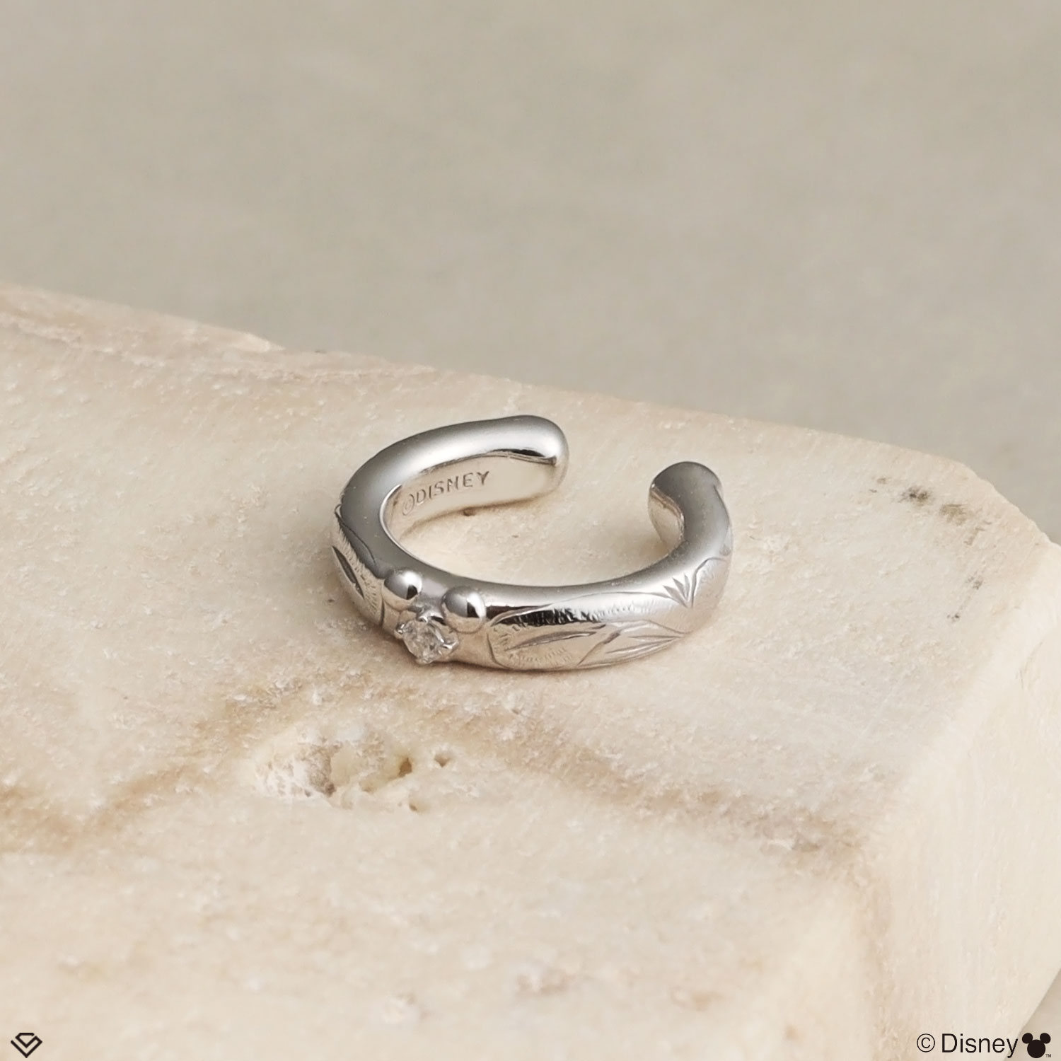 イヤーカフ ハワイアンジュエリー ディズニー レディース リング シルバー  「ミッキー」