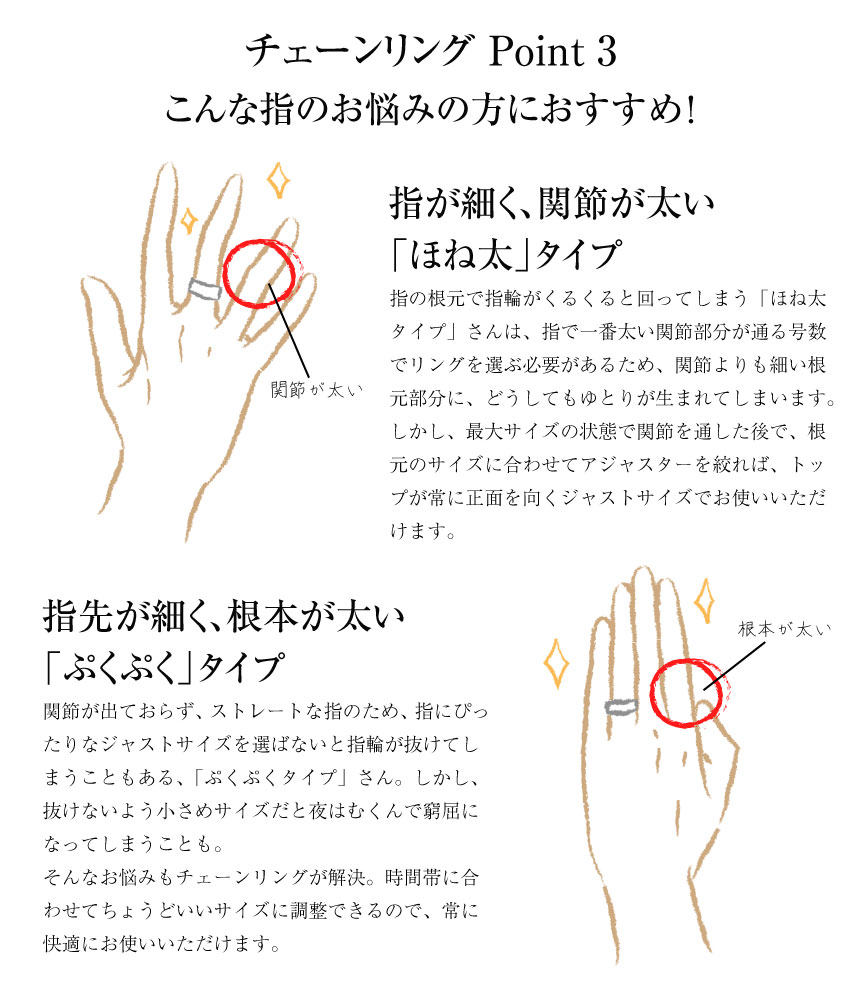 指輪 レディース  ルビー ダイヤモンド フリーリング チェーンリング
