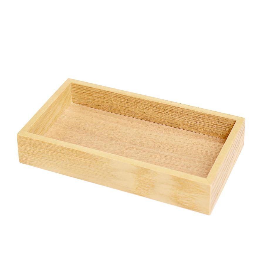 メイクボックス  鏡付き 木製