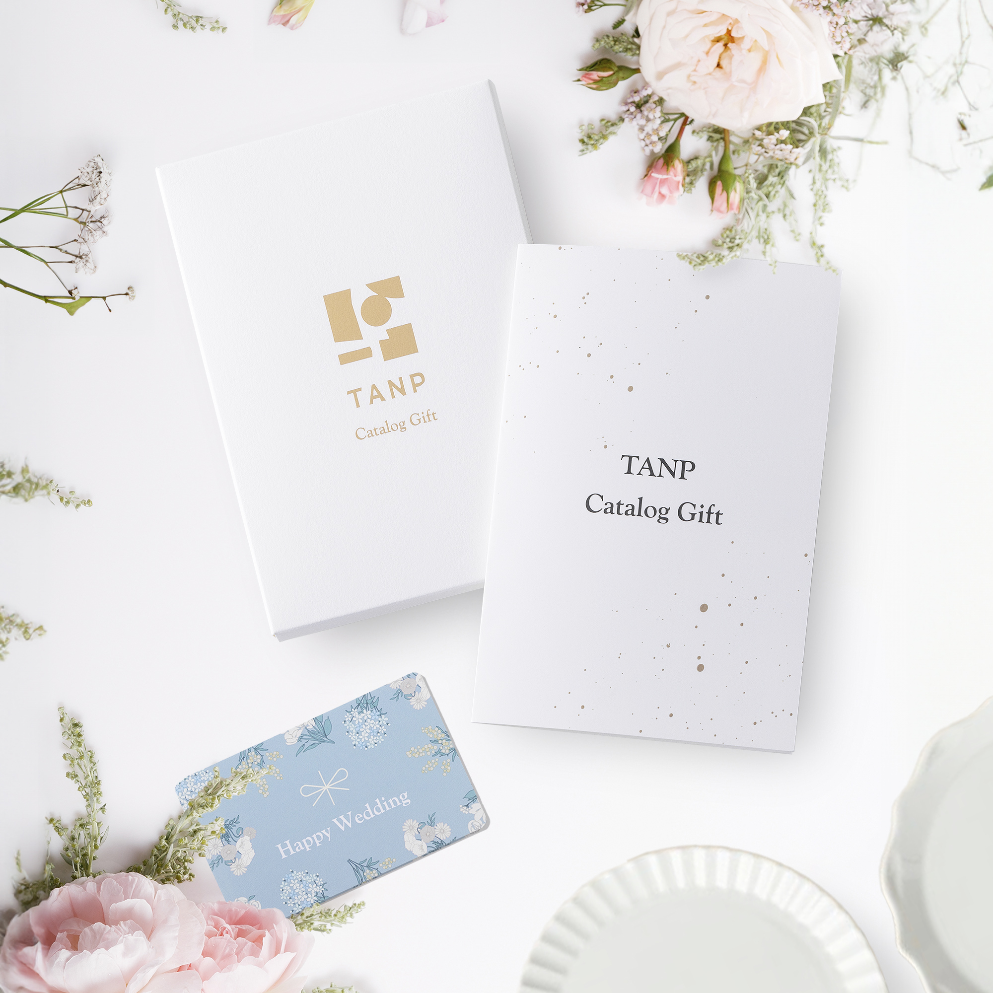 【名入れ】選べるカタログギフト “Wedding”とクチポールカトラリーデザートセット