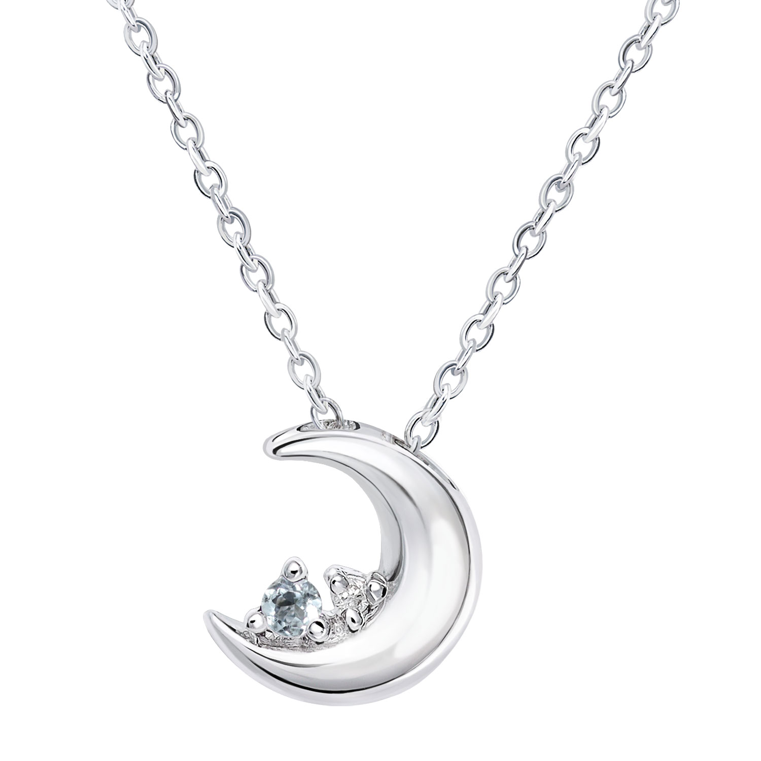 クレッセントムーンネックレス