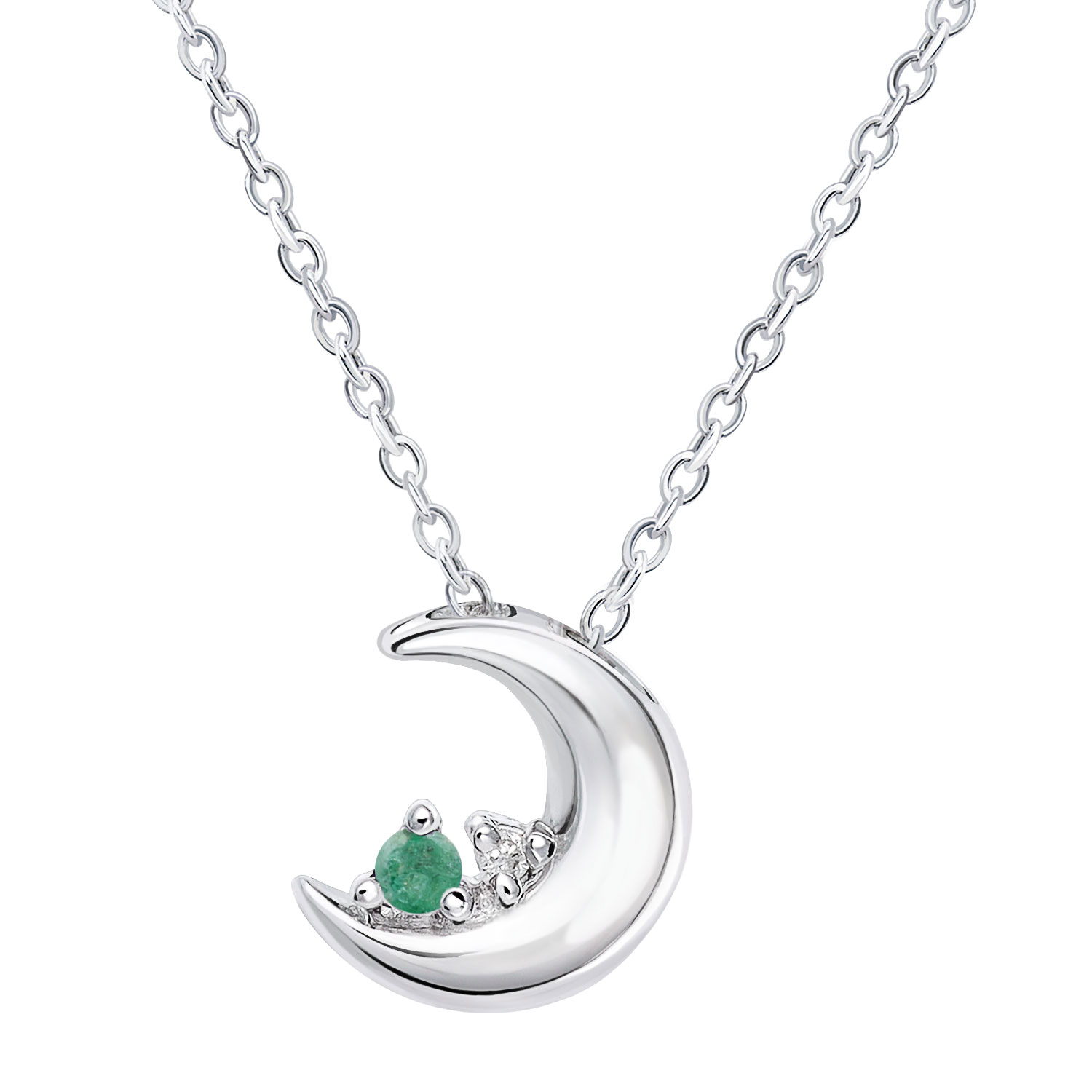 クレッセントムーンネックレス