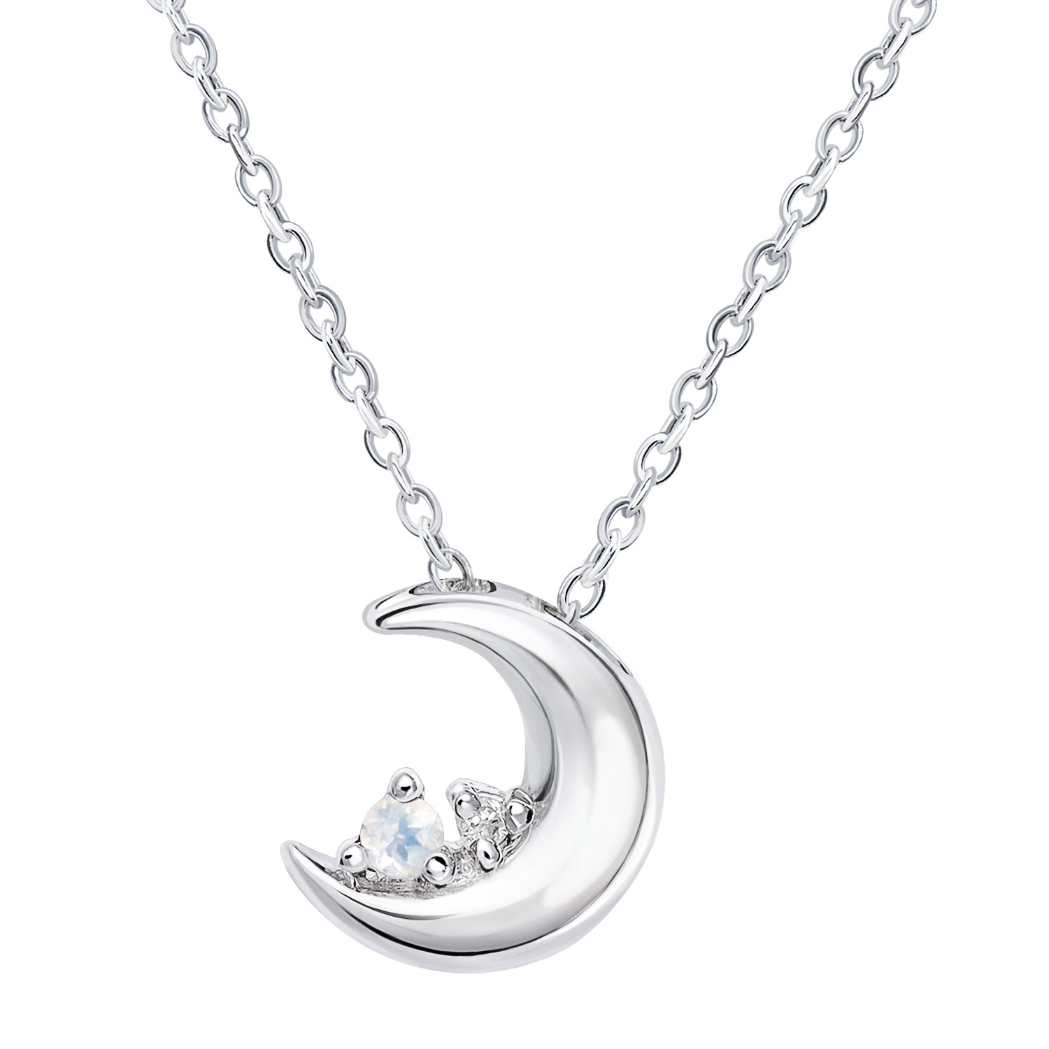 クレッセントムーンネックレス