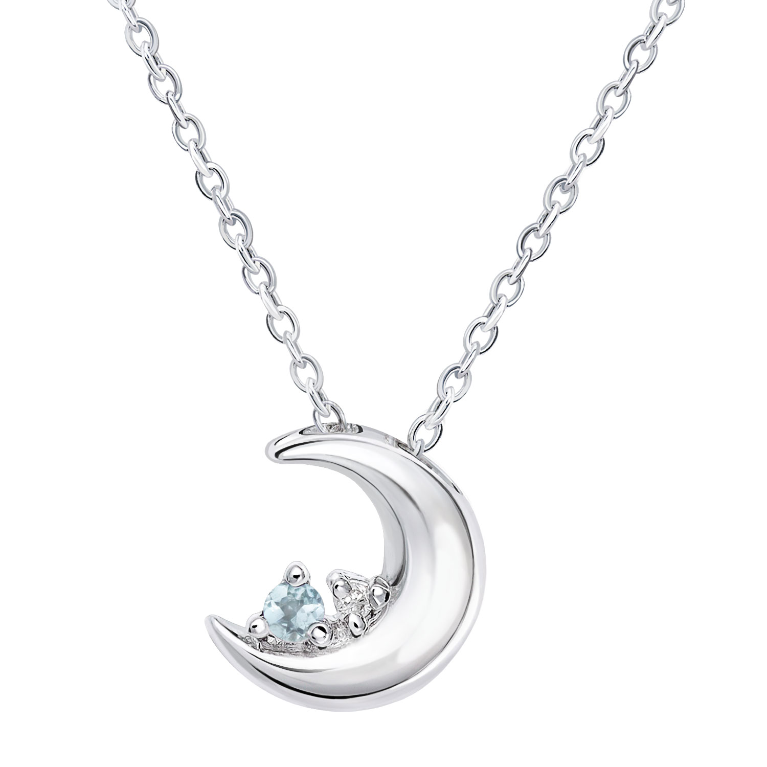 クレッセントムーンネックレス