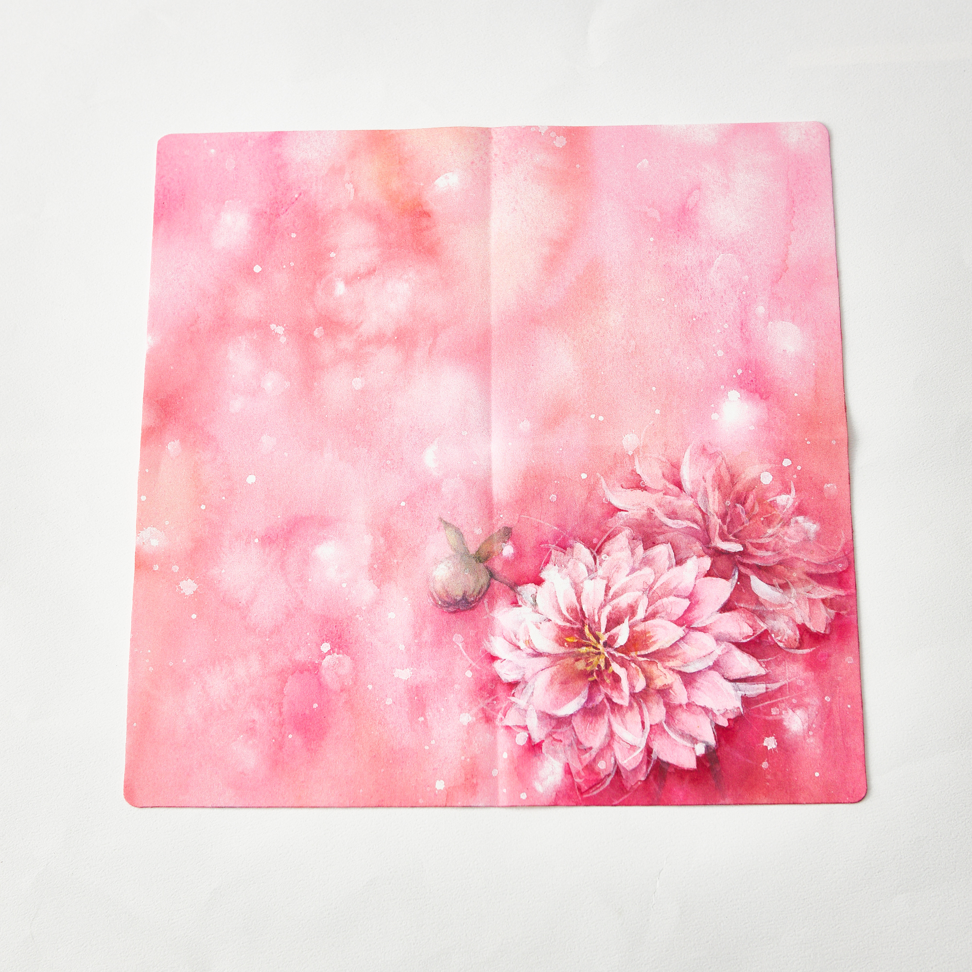 ノンアイロンハンカチ 夢色水彩画シリーズ＜パッケージ入り＞