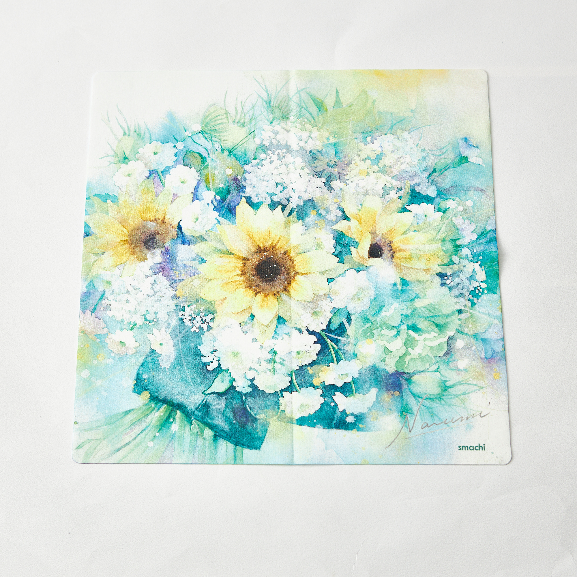 ノンアイロンハンカチ 夢色水彩画シリーズ＜パッケージ入り＞