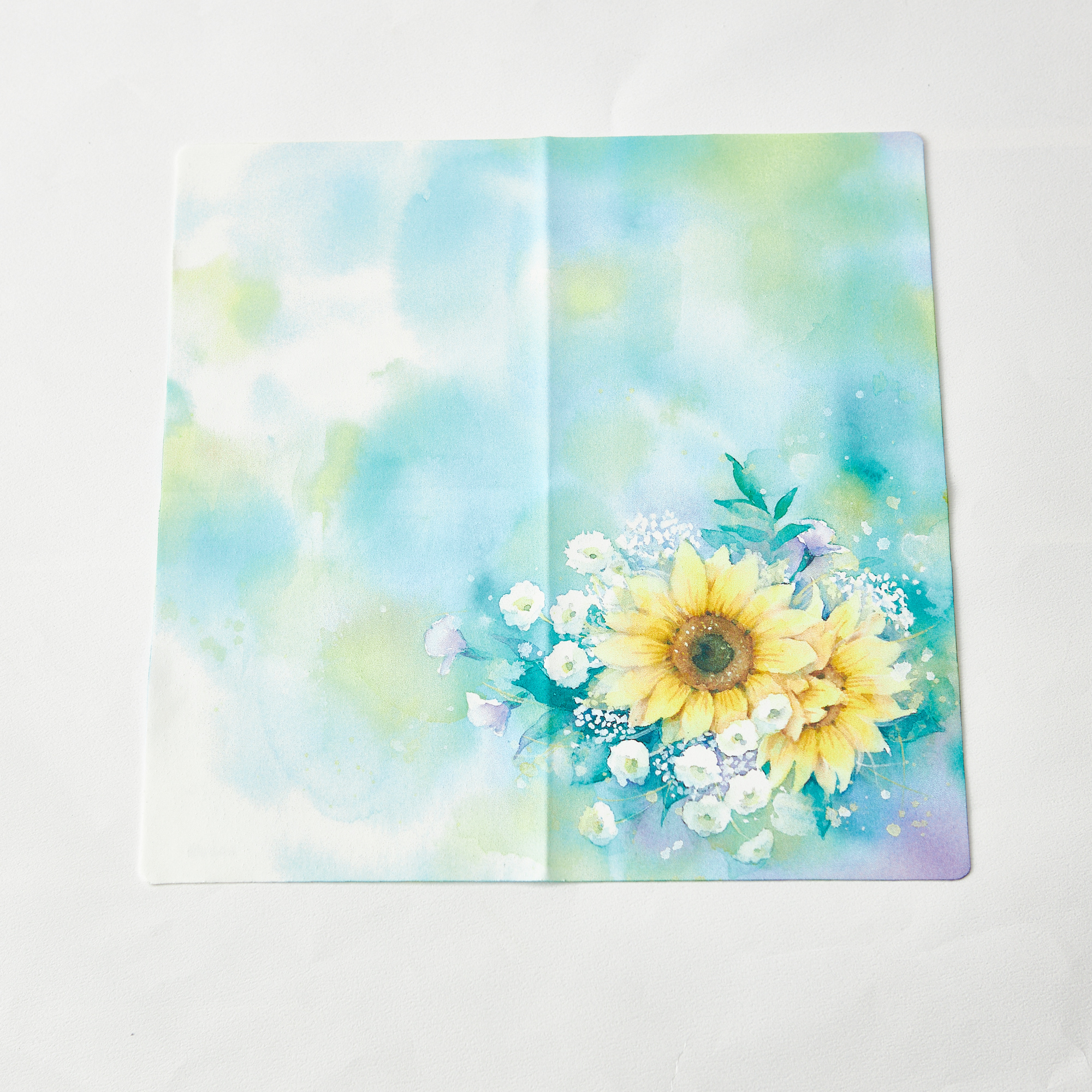 ノンアイロンハンカチ 夢色水彩画シリーズ＜パッケージ入り＞