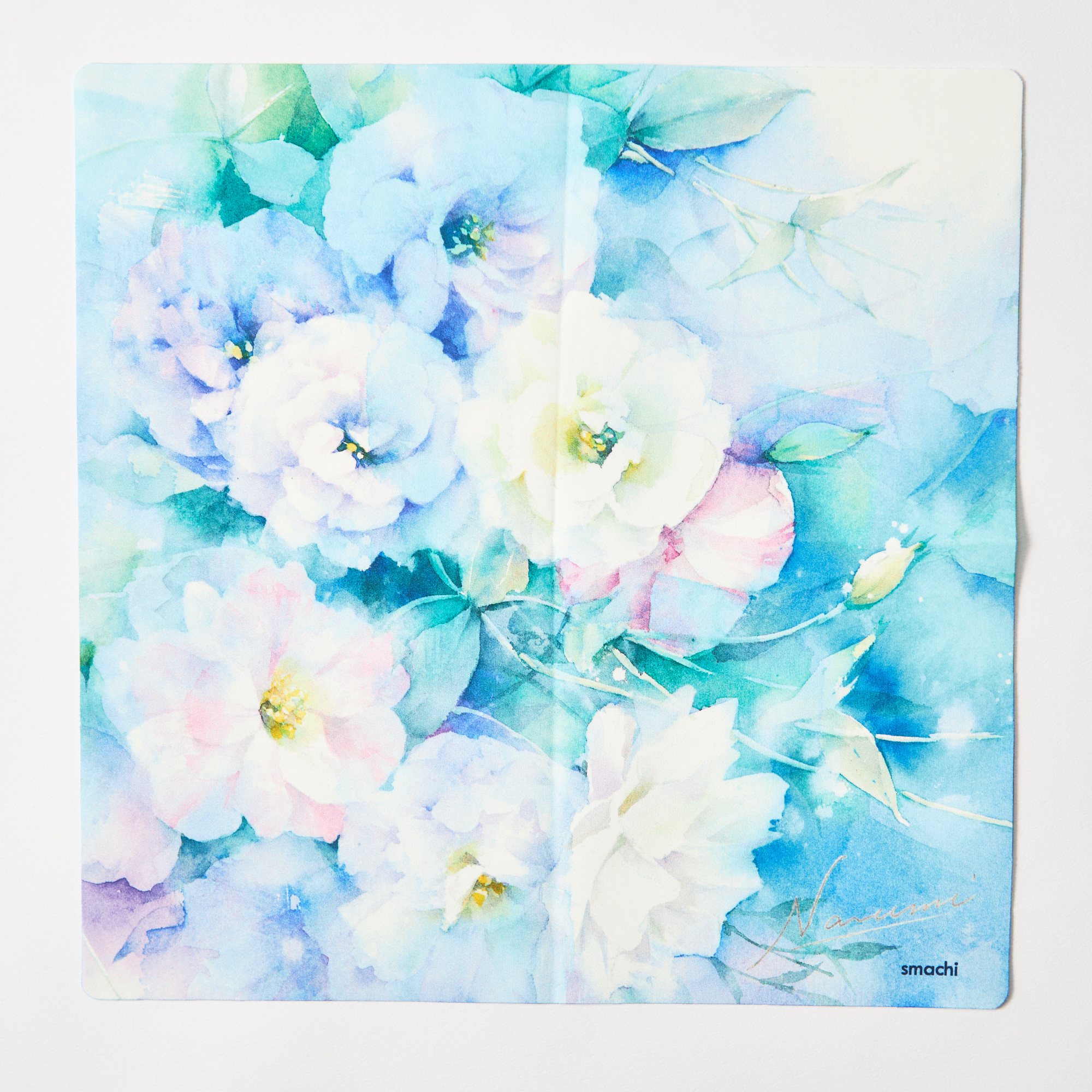 ノンアイロンハンカチ 夢色水彩画シリーズ＜パッケージ入り＞