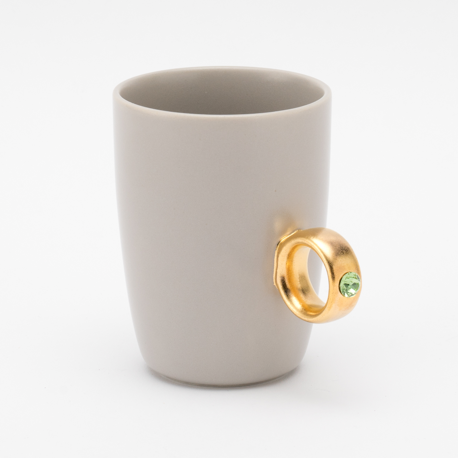 ＜ペア＞【選べるカップ・リング・ストーンカラー】煌めくリングのマグカップCup Ring