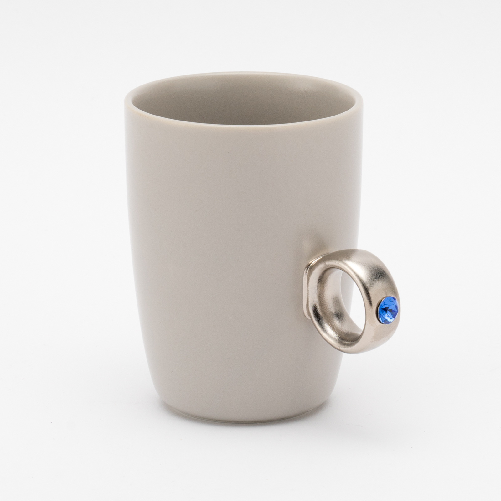 ＜ペア＞【選べるカップ・リング・ストーンカラー】煌めくリングのマグカップCup Ring