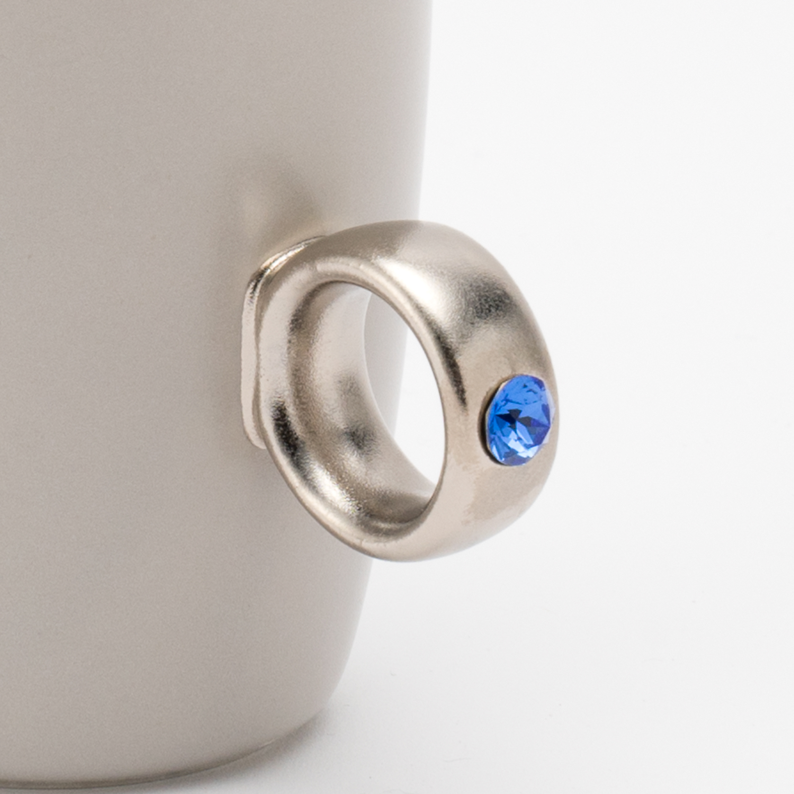 ＜ペア＞【選べるカップ・リング・ストーンカラー】煌めくリングのマグカップCup Ring