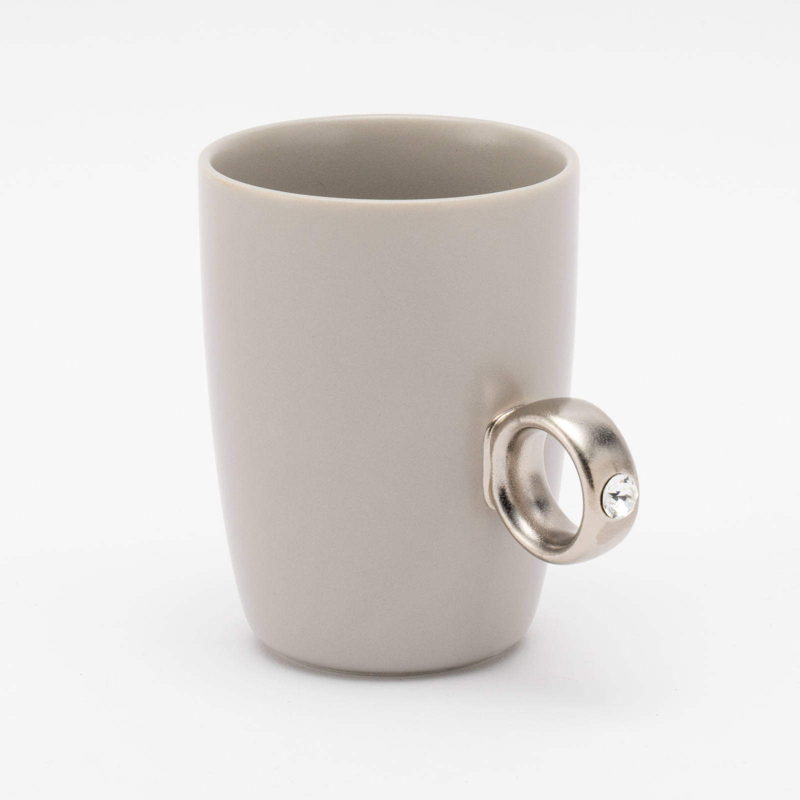 ＜ペア＞【選べるカップ・リング・ストーンカラー】煌めくリングのマグカップCup Ring