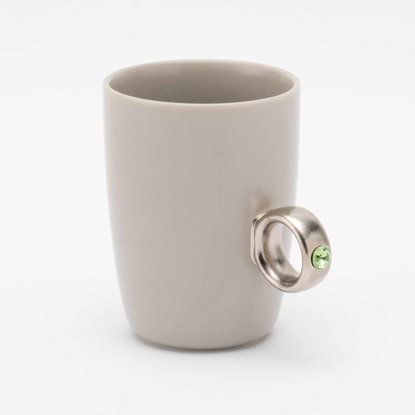 ＜ペア＞【選べるカップ・リング・ストーンカラー】煌めくリングのマグカップCup Ring