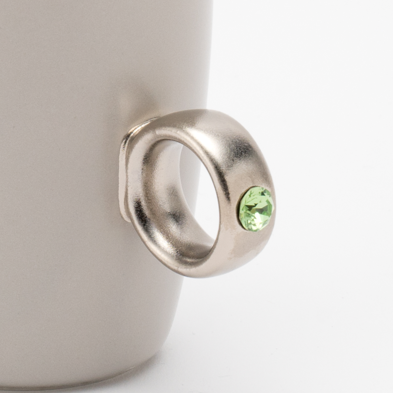 ＜ペア＞【選べるカップ・リング・ストーンカラー】煌めくリングのマグカップCup Ring