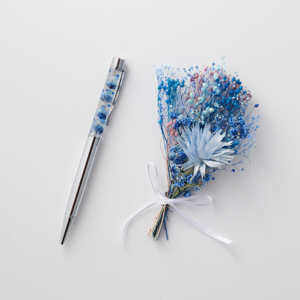 Thank youハガキ　ブーケ×ボールペン