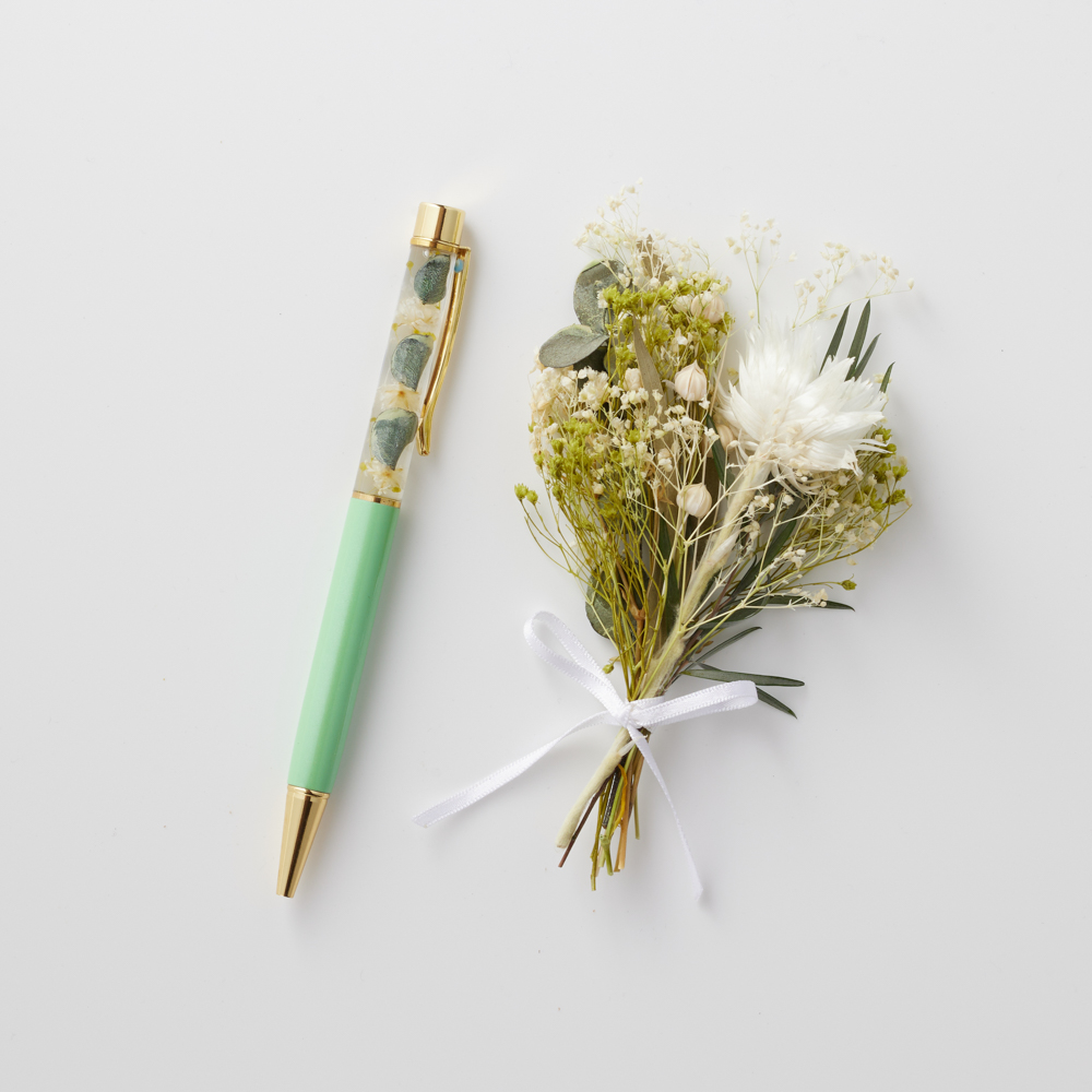 Thank youハガキ　ブーケ×ボールペン