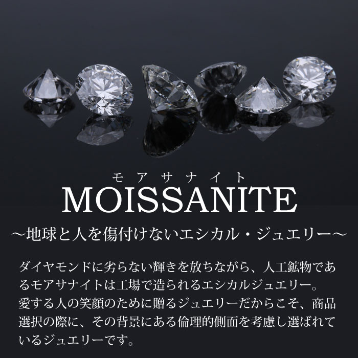 モアサナイトリング1ct