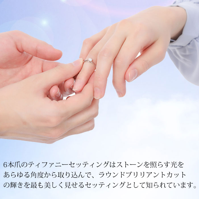 モアサナイトリング1ct