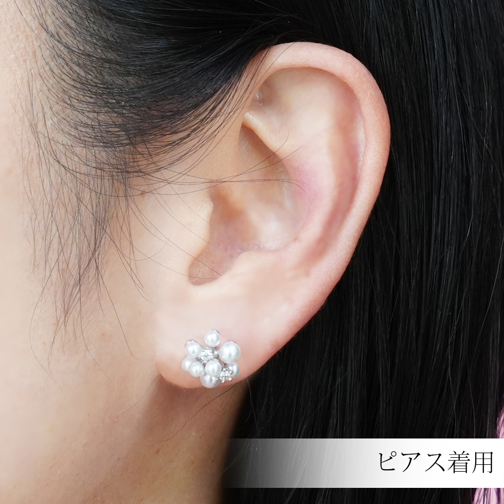 パールブーケピアス＆イヤリング