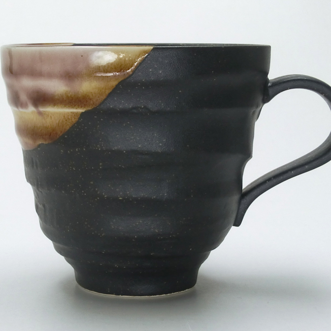 釉彩マグ 木箱入赤 | （有）山勝美濃陶苑のプレゼント・ギフト通販