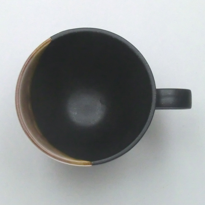 釉彩マグ 木箱入赤