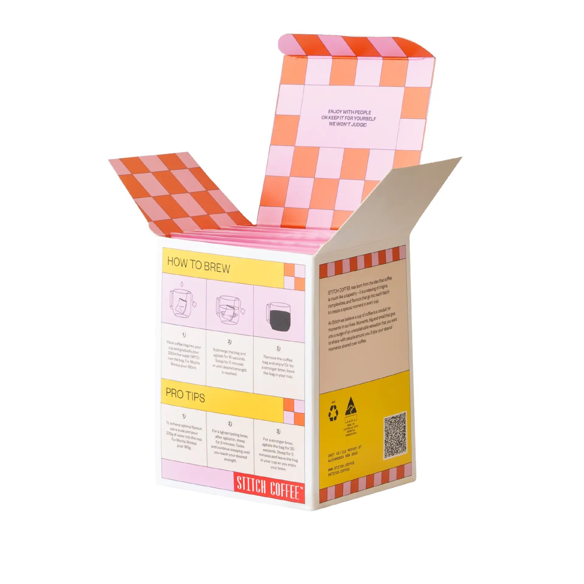 【お湯に浸すだけ！フルーティなエチオピアコーヒーバッグ10Pセット】 SHINKAI ETHIOPIA STEEPED COFFEE BAGS 10Packs BOX