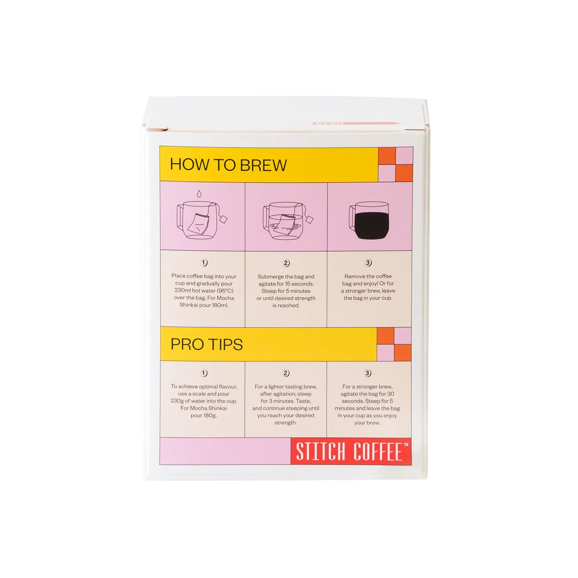 【お湯に浸すだけ！フルーティなエチオピアコーヒーバッグ10Pセット】 SHINKAI ETHIOPIA STEEPED COFFEE BAGS 10Packs BOX