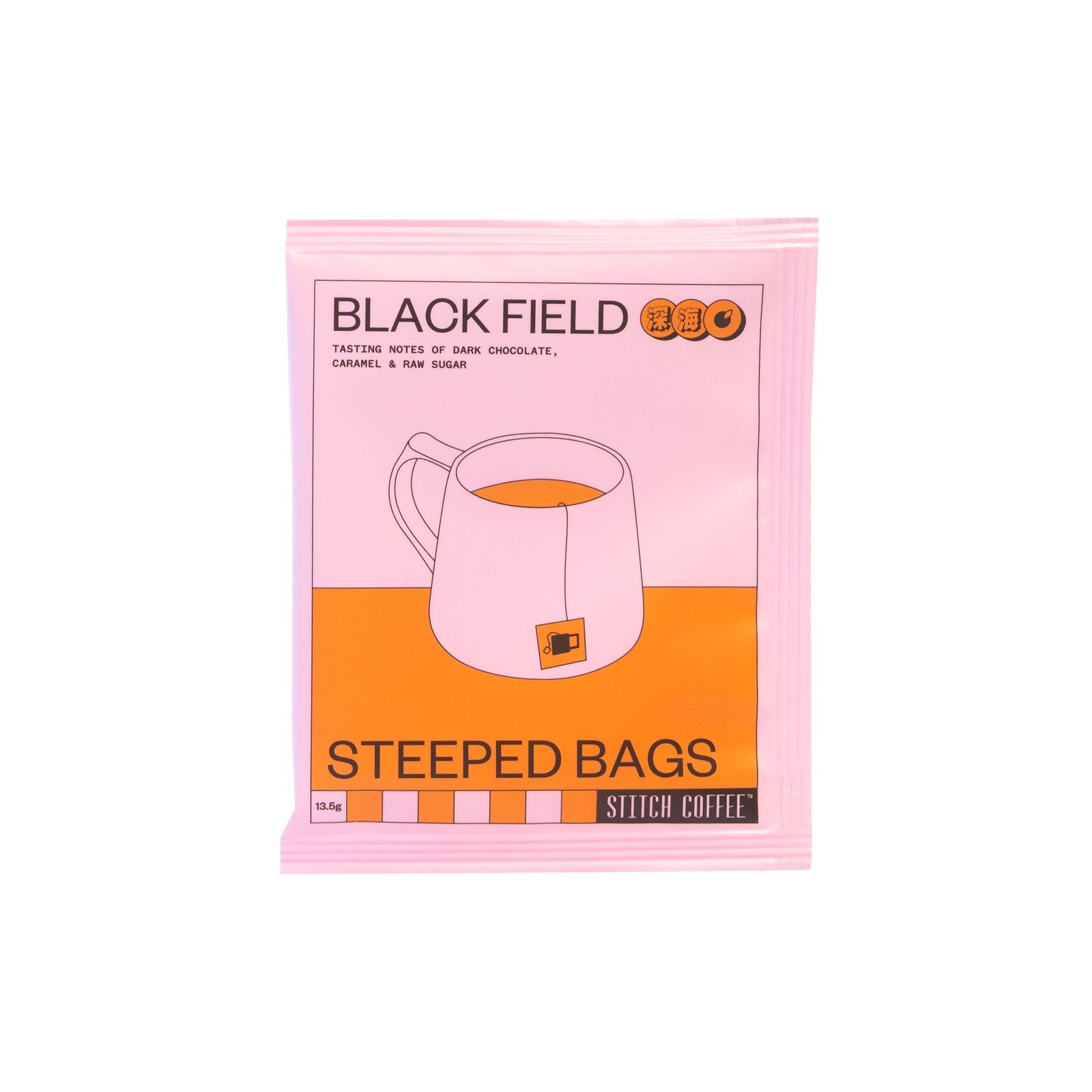 【お湯に浸すだけ！まろやかなコクの深煎りブレンドコーヒーバッグ10Pセット】 SHINKAI BLACK FIELD STEEPED COFFEE BAGS 10Packs BOX