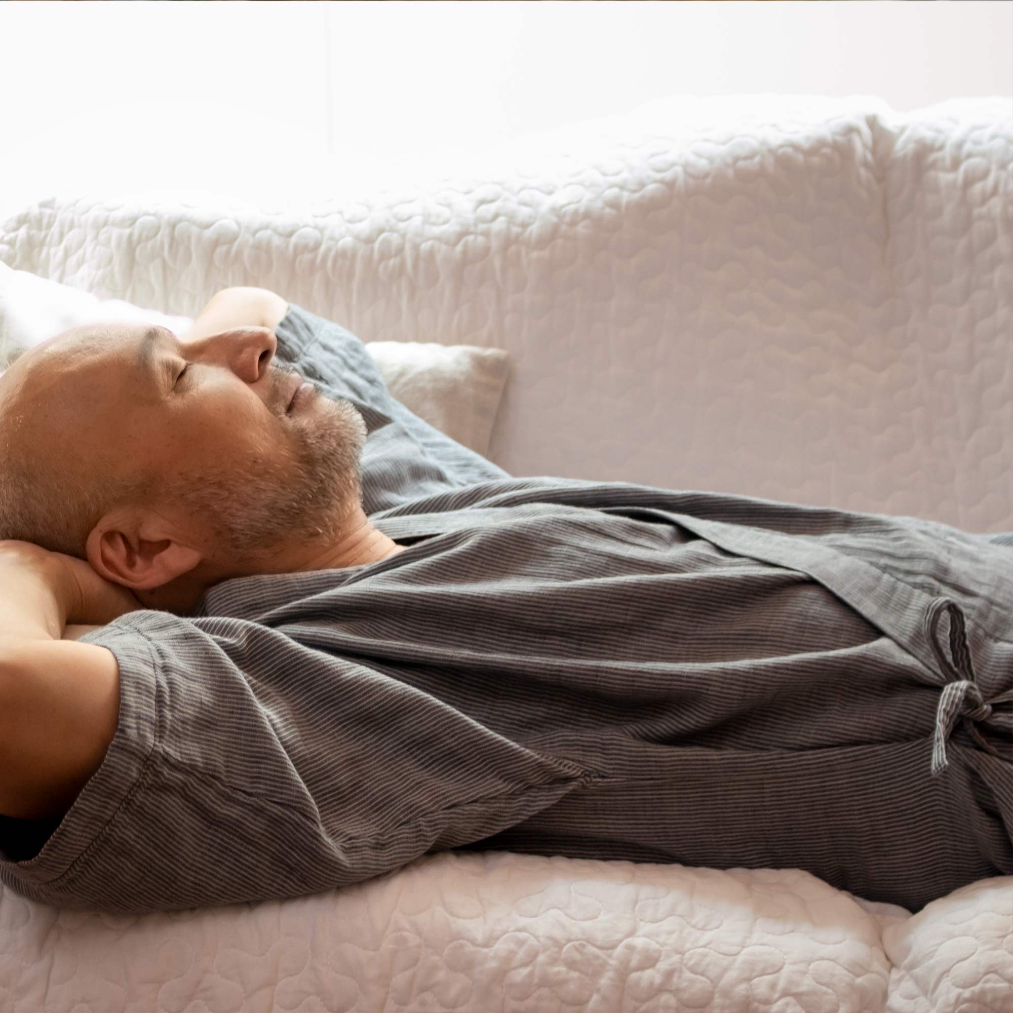 ふんわりやわらかダブルガーゼのおやすみ甚平