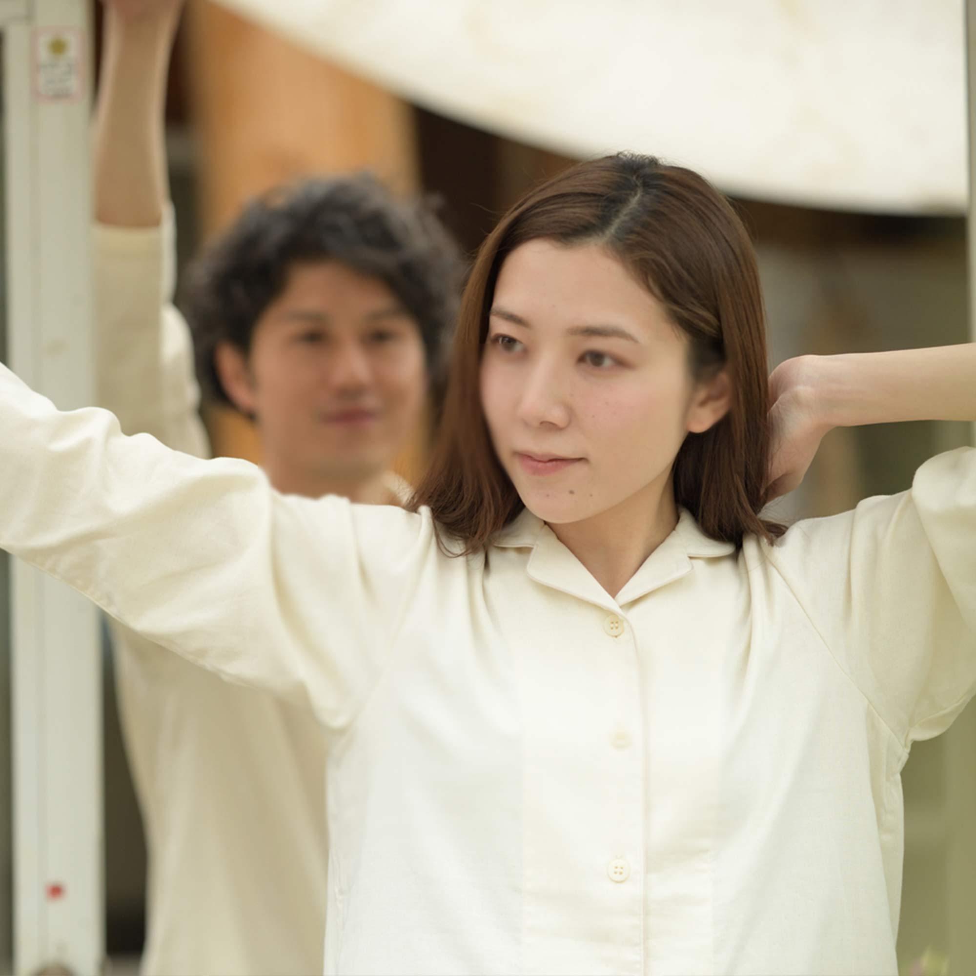 究極のストレッチ2重ガーゼ《ノビーゼ》 レディースパジャマ