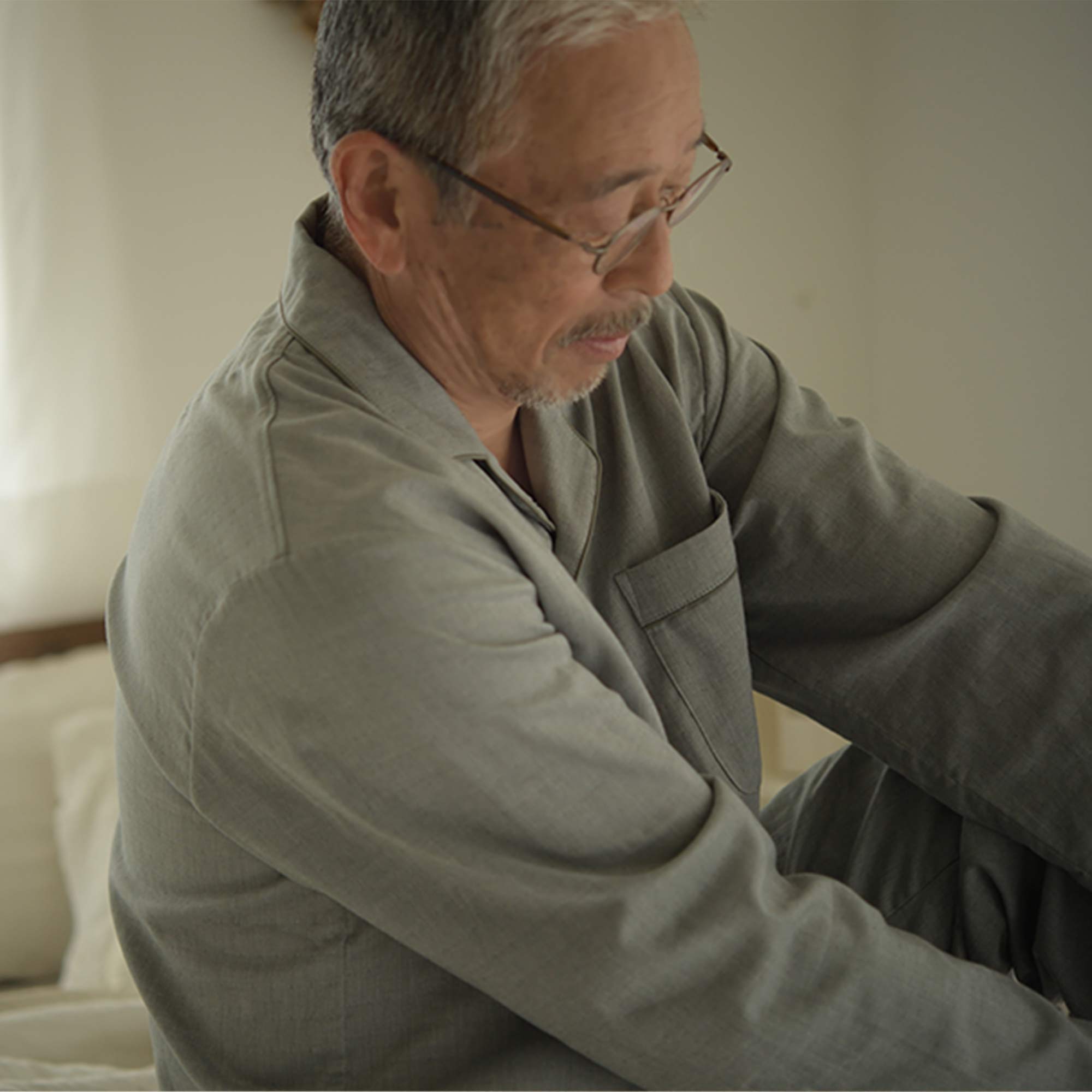 究極のストレッチ２重ガーゼ《ノビーゼ》 メンズパジャマ