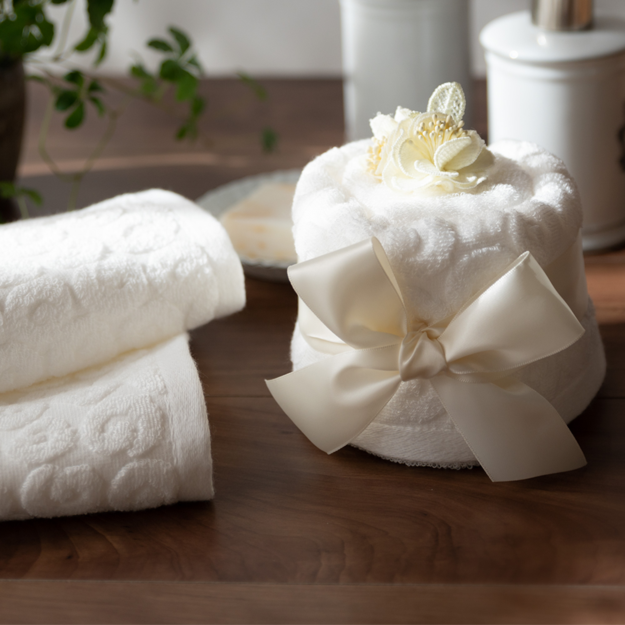 今治タオルのミニタオルケーキ