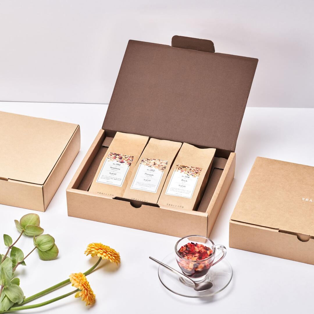 【出産内祝い・名入れ】TeaEAT 選べるフルーツティーセット