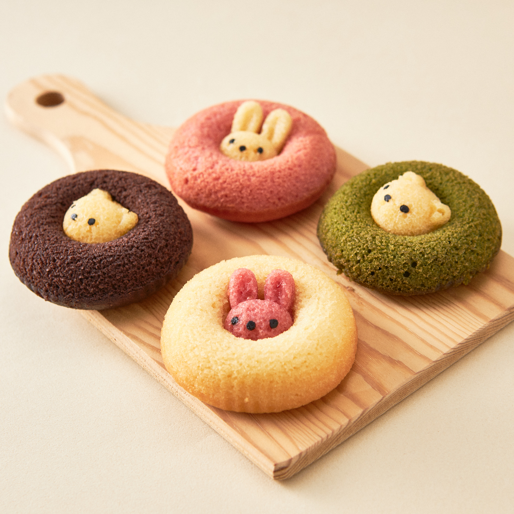 【出産内祝い・名入れ】アニマルドーナツ（選べる4〜12個入り）