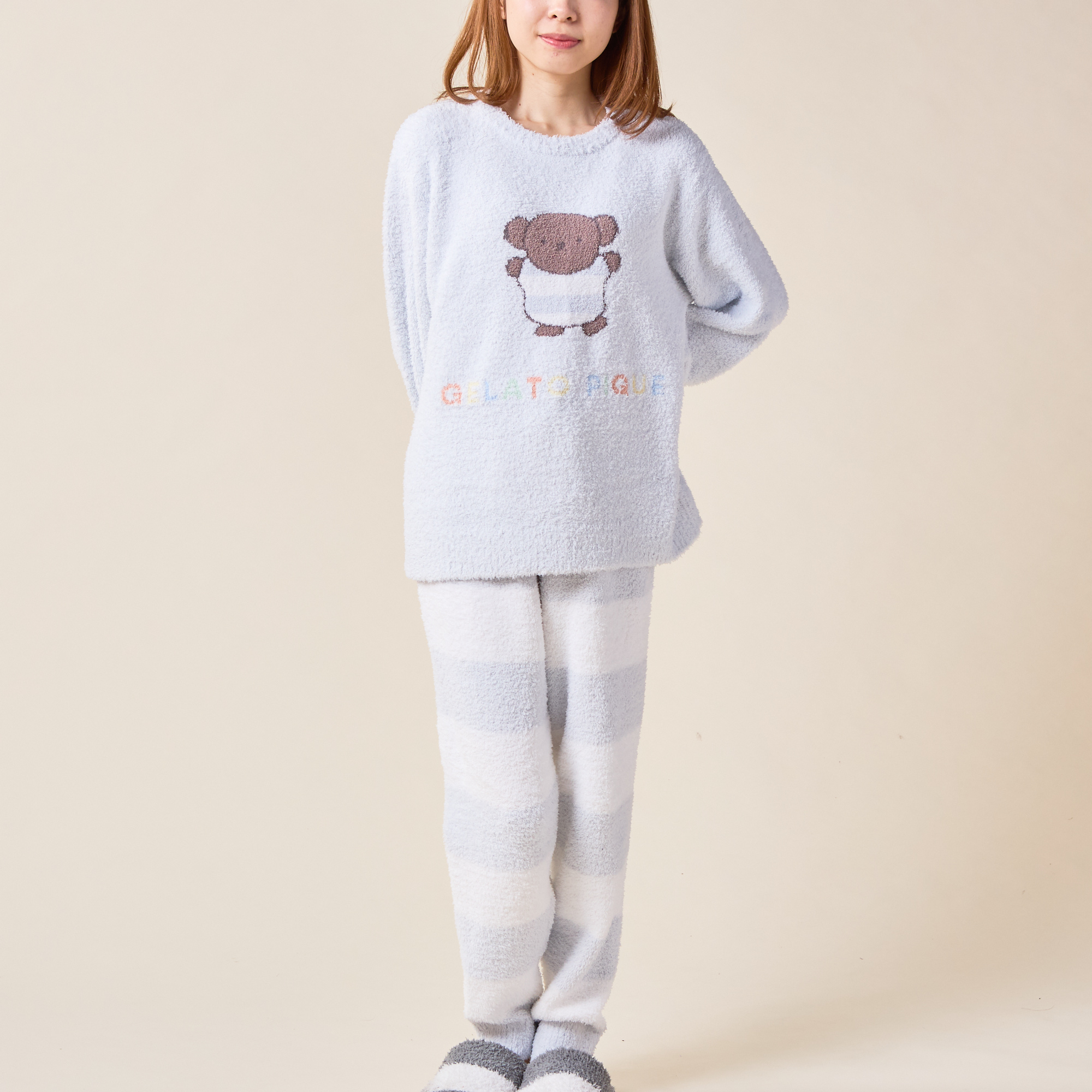 WOMEN】【DickBruna】ベビモコJQDプルオーバー&ロングパンツSET 