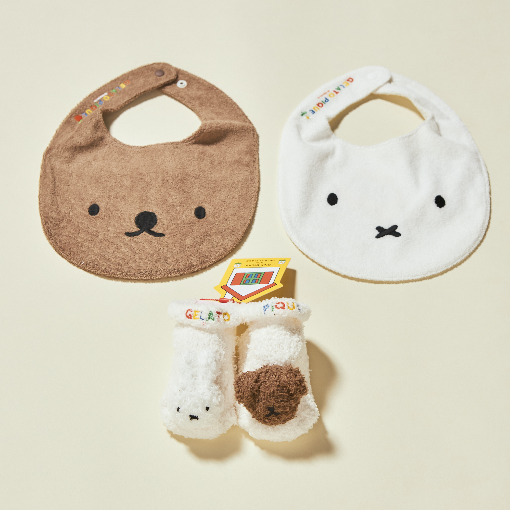 BABY】【Dick Bruna】パイルスタイ&ベビモコソックス | gelato pique 