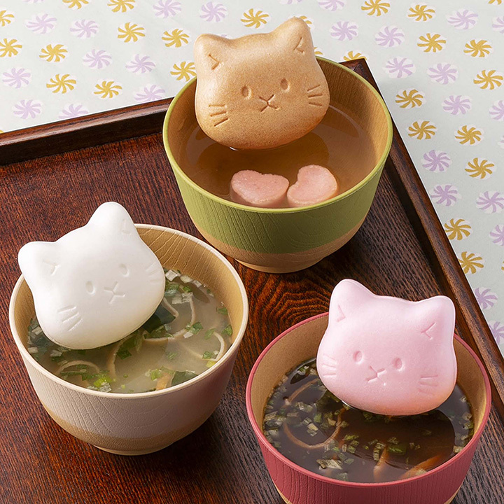 福ねこ最中(汁物)