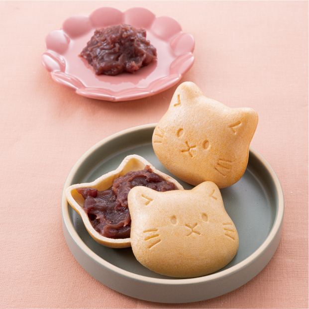 あんバターもなか(猫)3個入