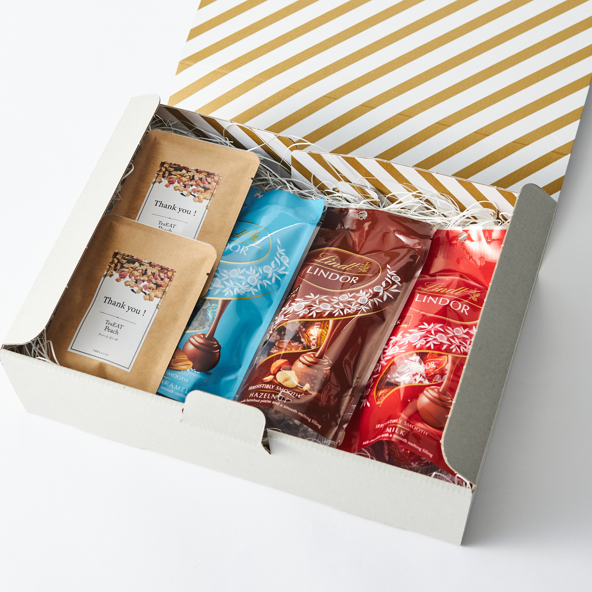 BOX付き】選べるリンドールチョコと紅茶のセット | Lindt（リンツ 