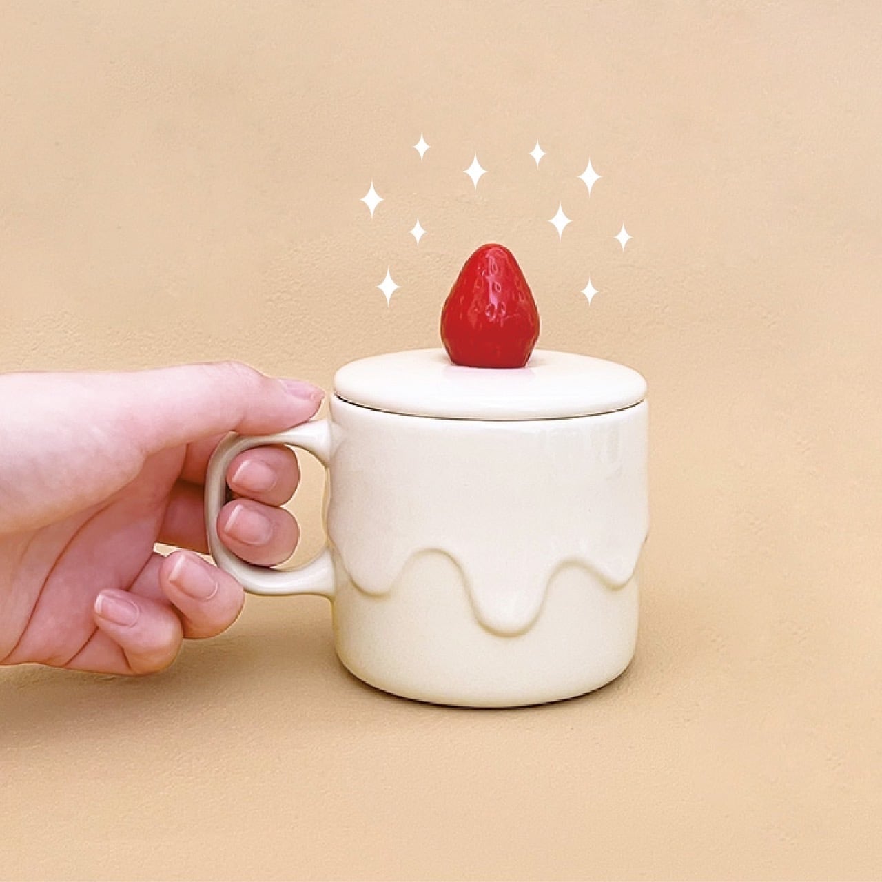 誕生日プレゼントに！ケーキマグ&選べる紅茶と名入れもできる今治タオル花刺繍&無地ハンカチセット