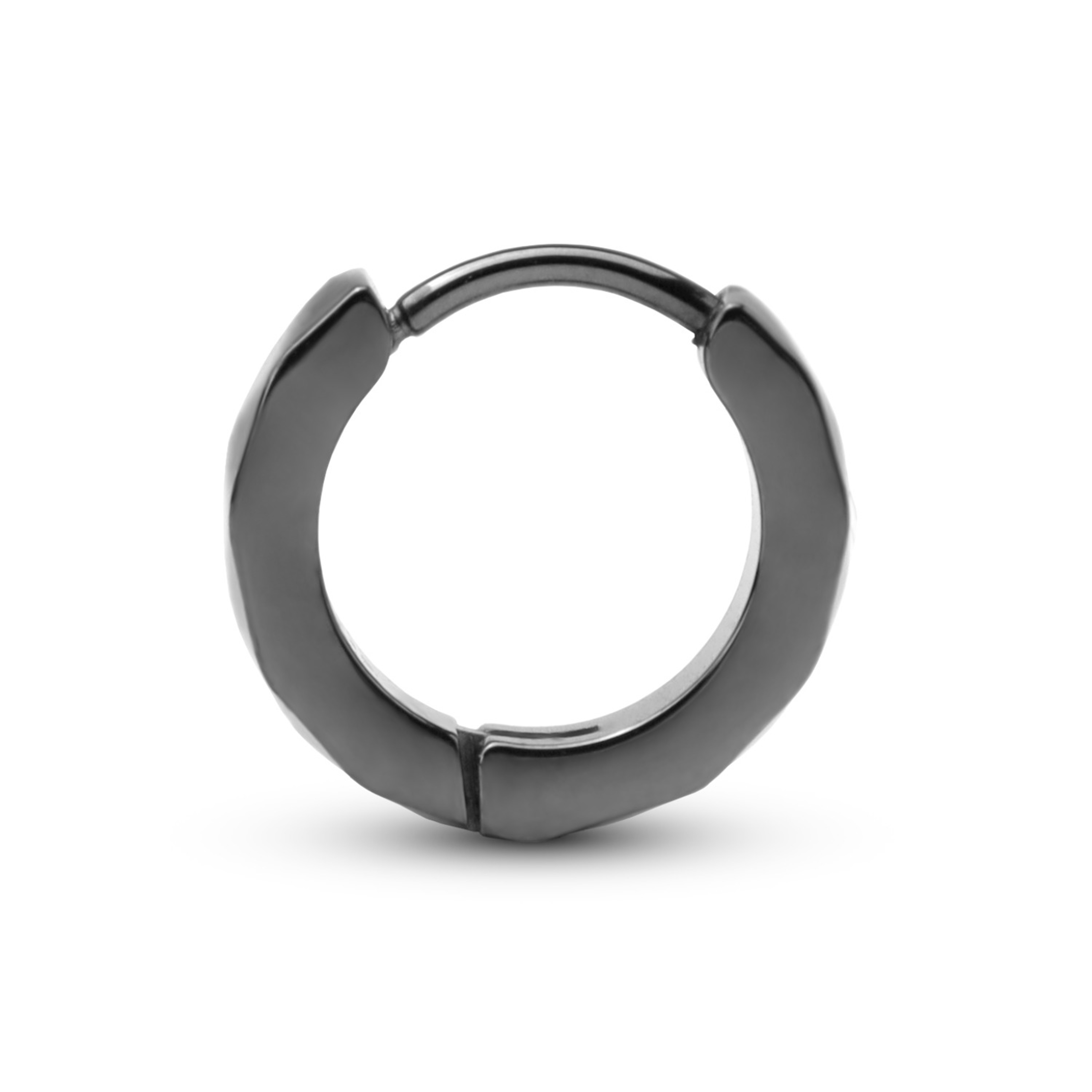 【選べる3色】カッティングフープピアス【片耳用／金属アレルギー対応】