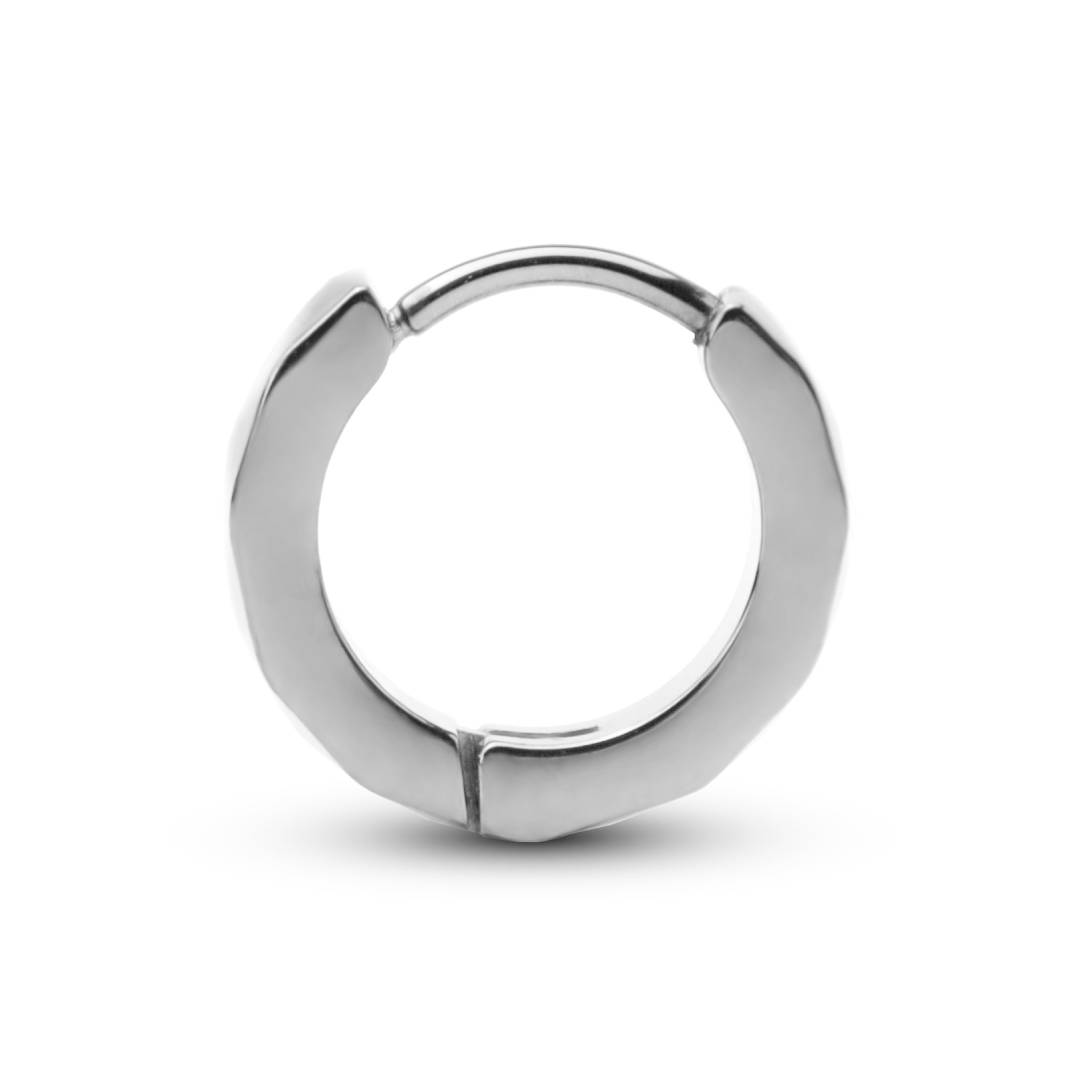 【選べる3色】カッティングフープピアス【片耳用／金属アレルギー対応】