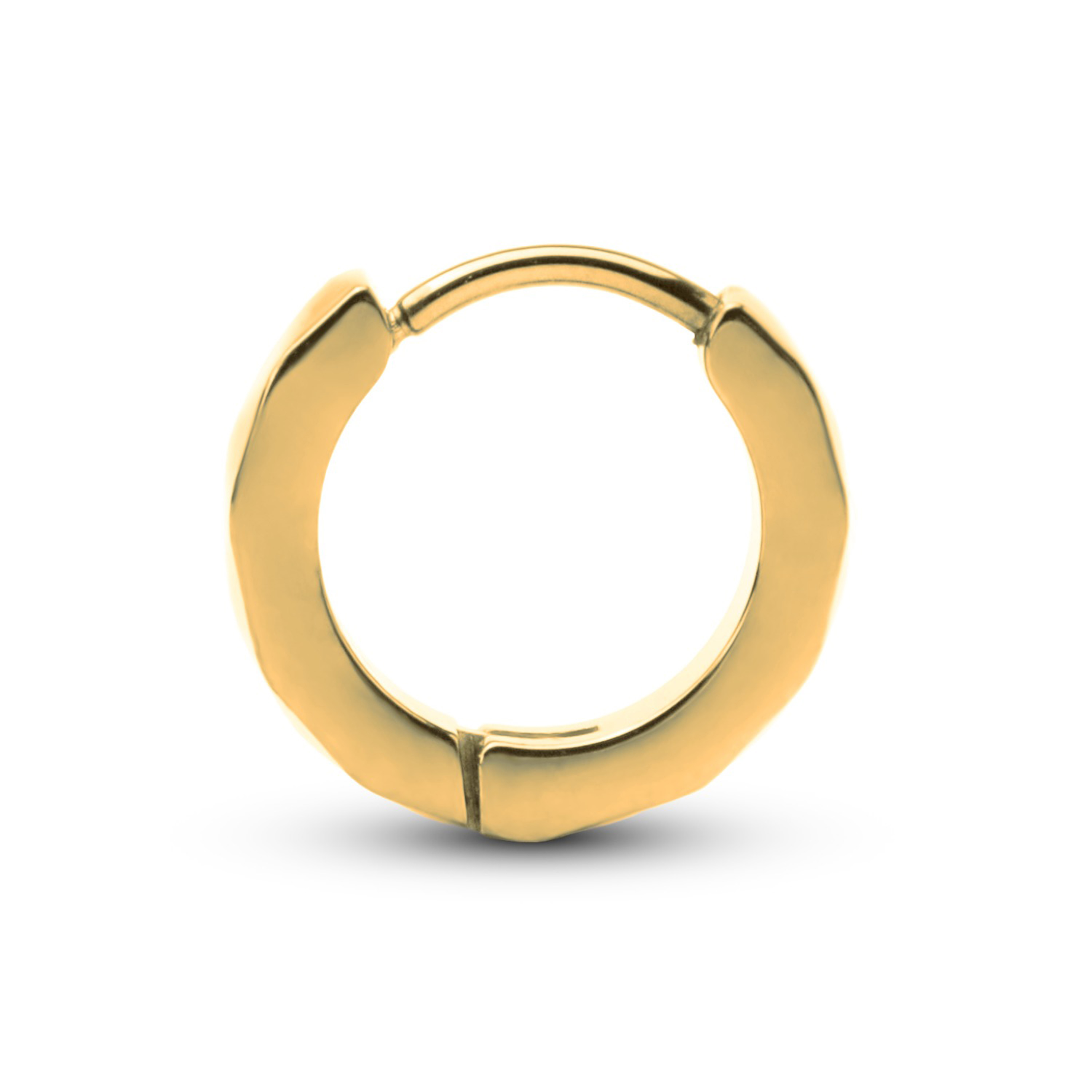 【選べる3色】カッティングフープピアス【片耳用／金属アレルギー対応】