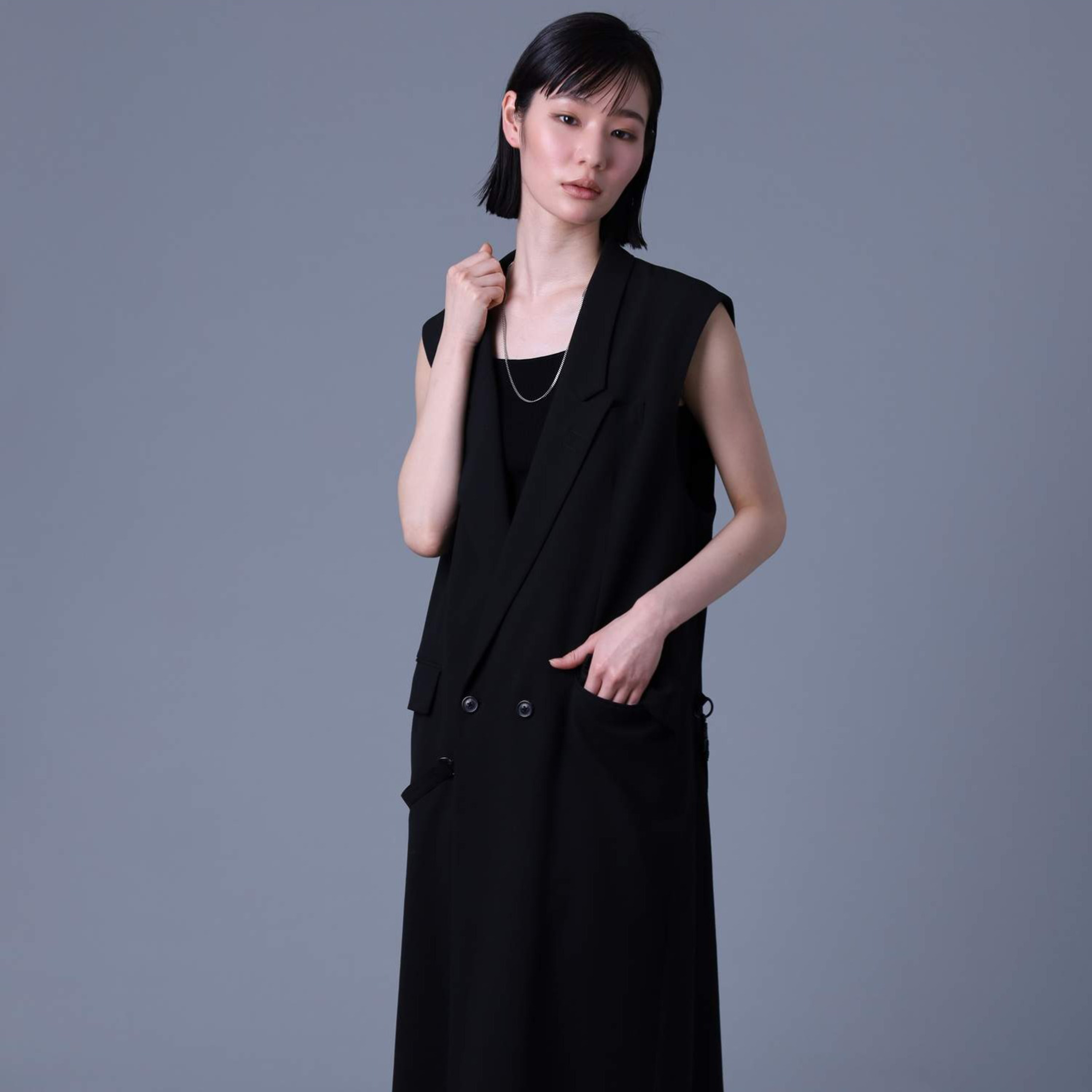 ミディアムシルバーチェーンネックレス【喜平／シルバー925】