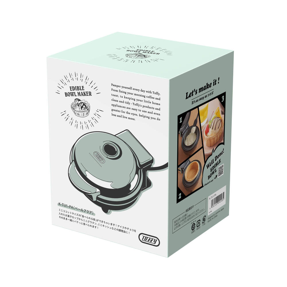 Toffy 食べられる器メーカー