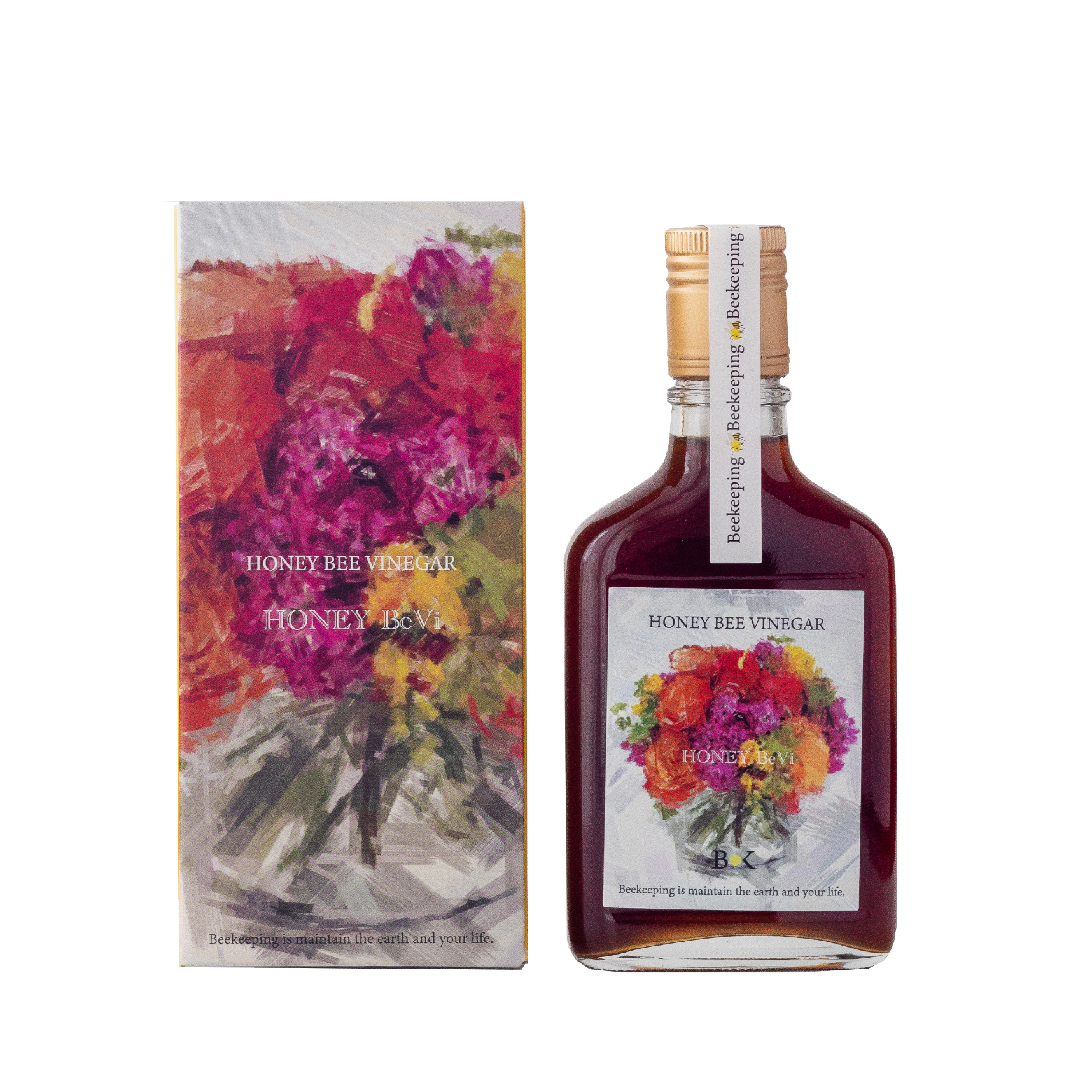 HONEY Bevi(ハニービィヴィ)200ml 箱入 100%ハチミツが原料のハチミツ酢