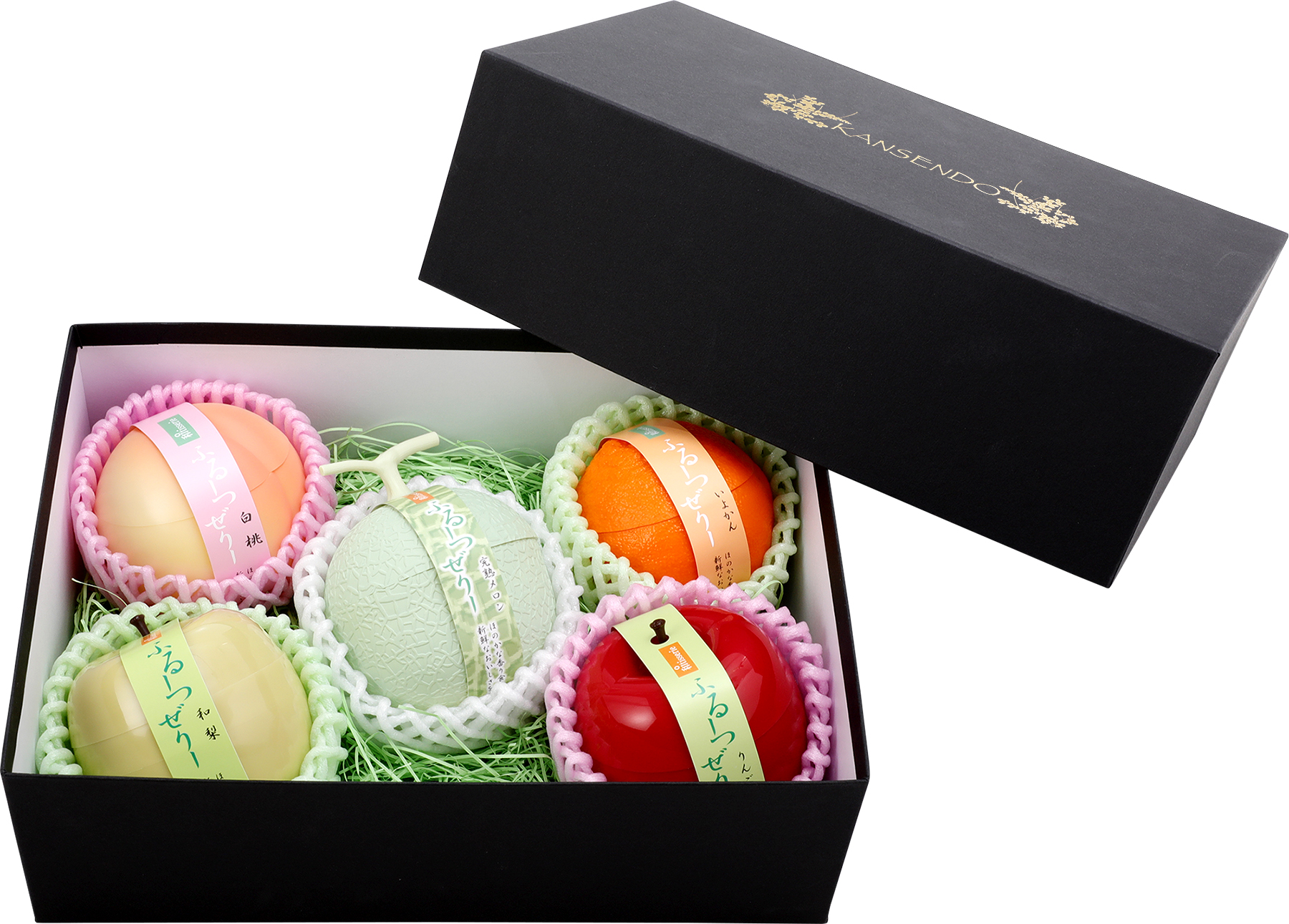 ふるーつぜりー5個入 | 菓子香房 大阪・甘泉堂のプレゼント・ギフト