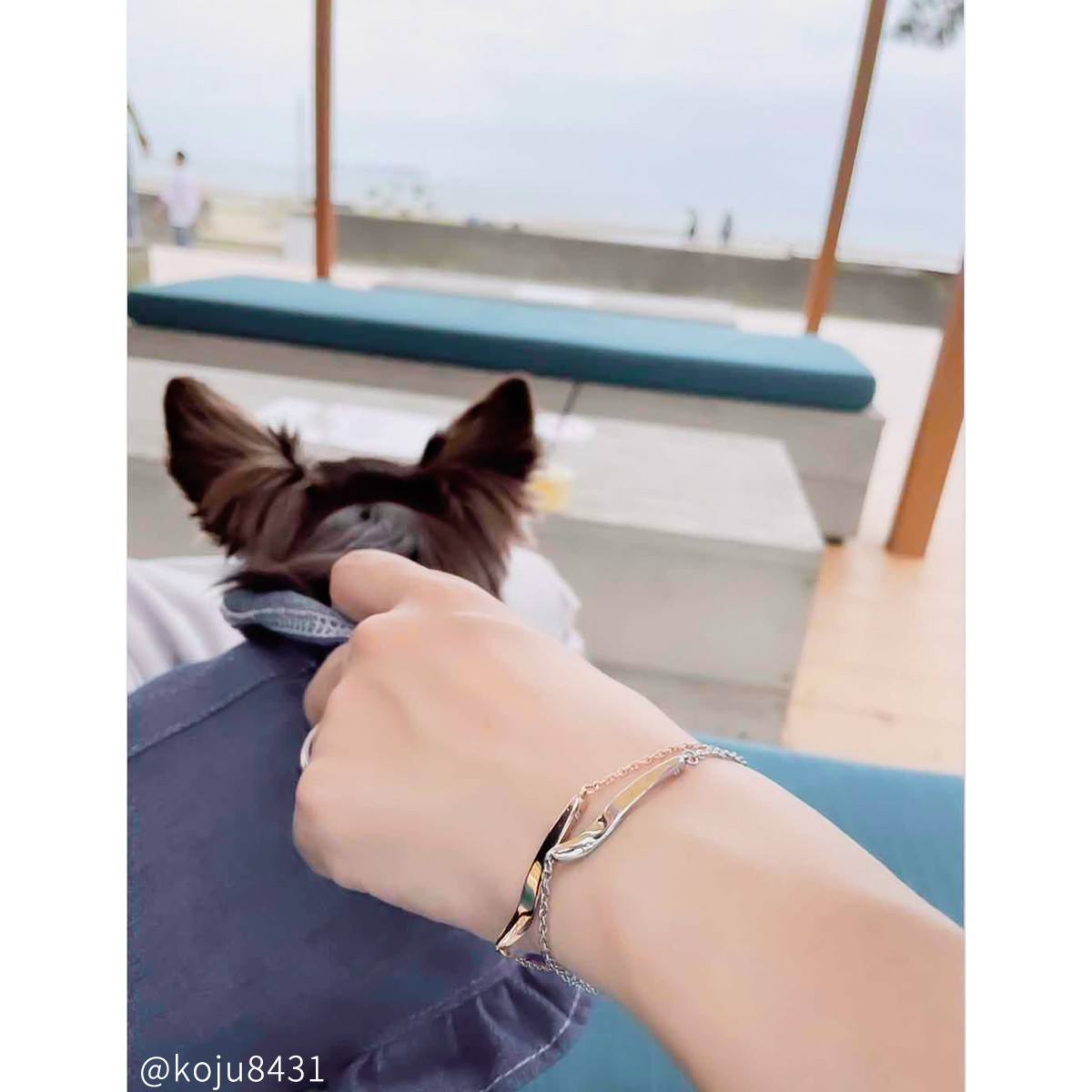 【刻印無料・セミオーダー・ペアセット】メビウス・リボンのペアブレスレット/アンクレット　klb060